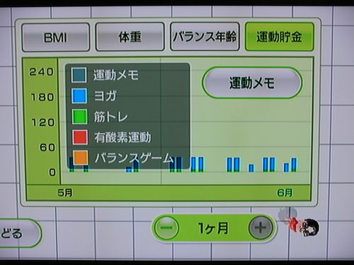 Wii Fit as of Jun 19, the 171st day