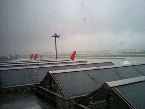 Rainny Haneda Airport