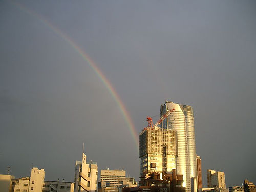 Rainbow and Roppongi Hills on June 11, 2005