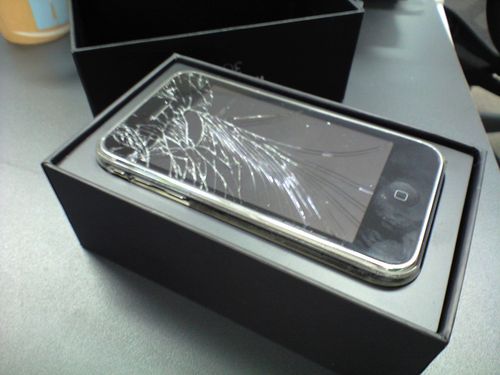 broken iPhone...
