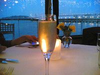 Champagne and the Bay Bridge