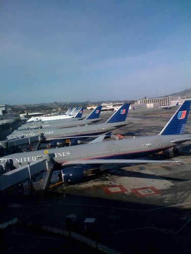 United's Aircrafts at SFO
