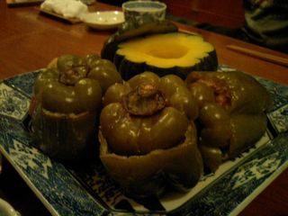 Yammy bell peppers stuffed with minced meat