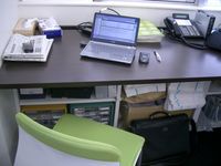 My (temporary) desk